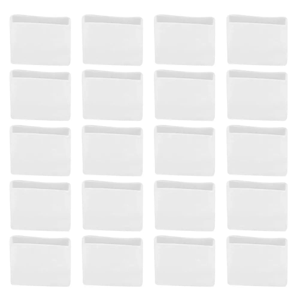 50 Pieces Covers Transparent Silicone Coats Anti-slip, Pants Protectors, Transparent Covers Anti-slip Clothes for Standard Interior Clothes