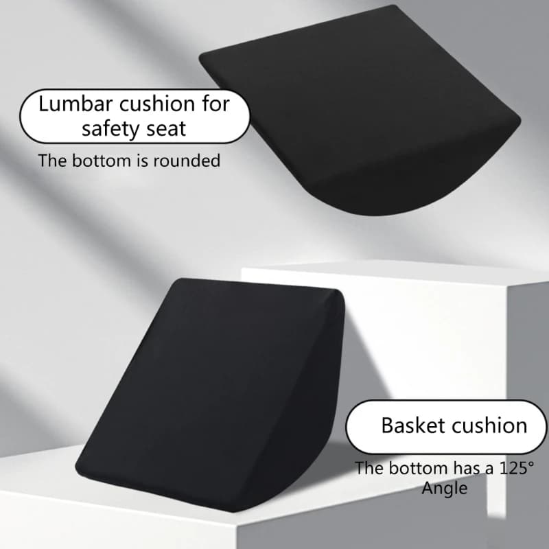 Cuscino per la schiena ergonomico Protezioni di rimbalzo Cuscino lombare Cuscino di supporto per la vita per seggiolini di sicurezza per bambini e cestini per il trasporto