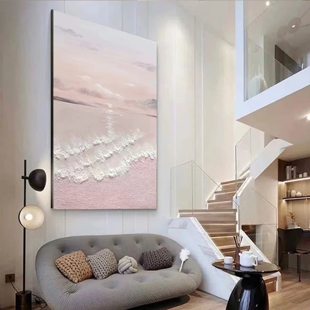 100% hand drawn green abstract oil painting original wall painting home living room decoration paint interior aesthetics