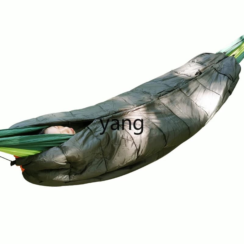 LTT Sleeping bag for outdoor hammock Hot windproof Autumn Winter Camping Sleeping sleeping bag thickened