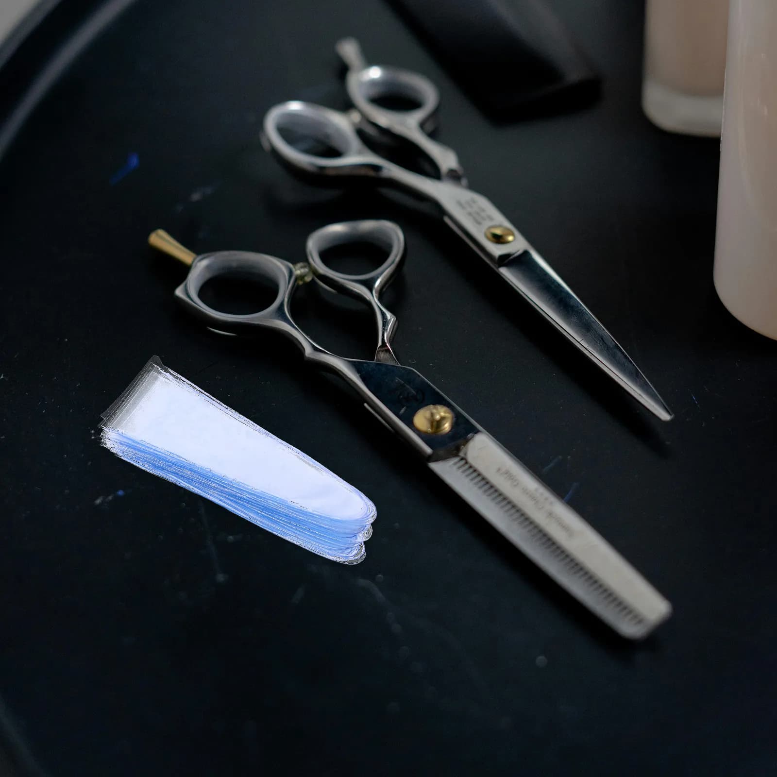 50Pcs Scissor Tip Cover Protector Salon Hair Cutting Tool Sheath Professional Sleek Shear Storage Bag for Barber Beauty Sewing