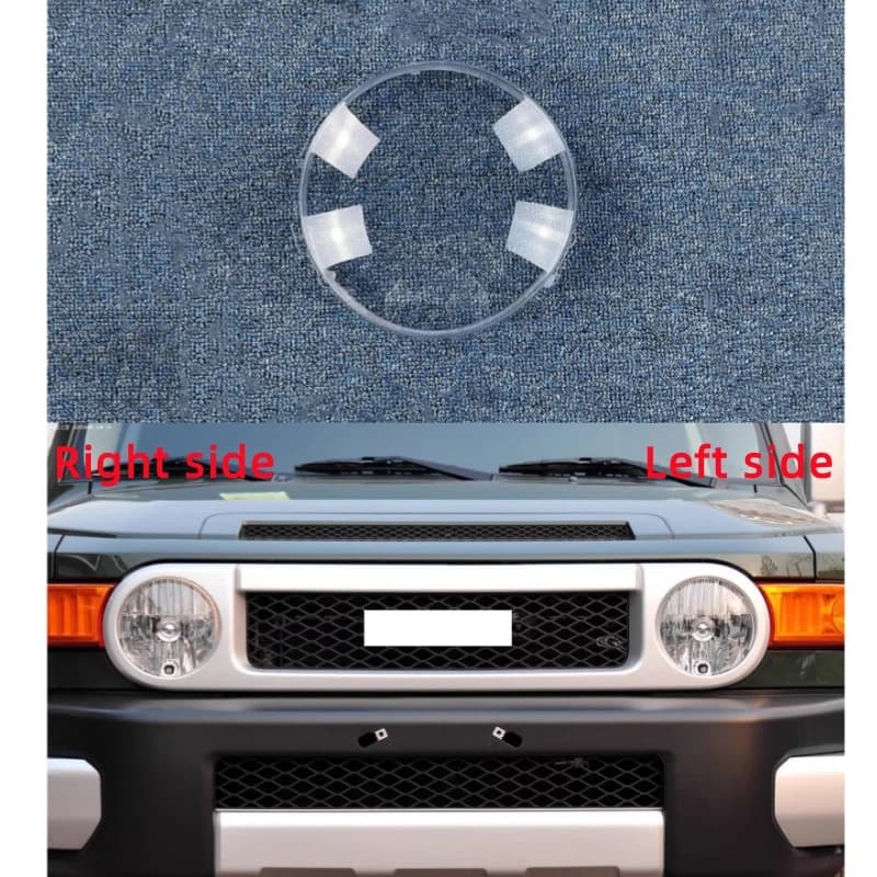 Per Toyota Cruiser FJ 2007 2008 2009 2010 2011 -2017 Faro Borsette Copertura Del Faro di Ricambio Lampada Ombra Faro Lente di Vetro