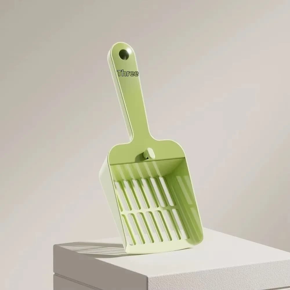 Adjustable Hole Cat Litter Shovel Hanging Feature Comfortable Handle Cat Feces Scoop Hollowed Out Fast Sifting Pet Waste Picker