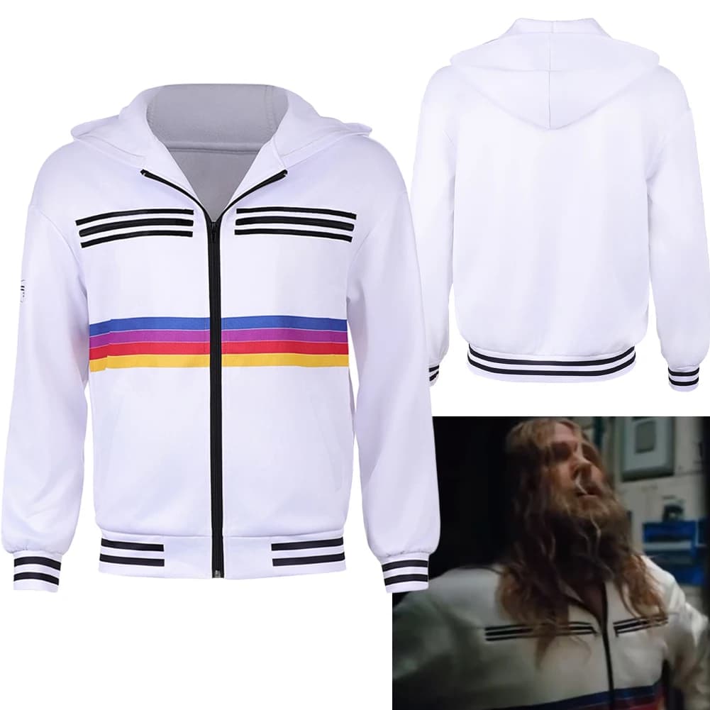 Costume Cosplay Project Hail Mary Ryland Grace, Giacca Bianca, Uniforme, Abbigliamento per Travestimento, Halloween, Carnevale, Uomo