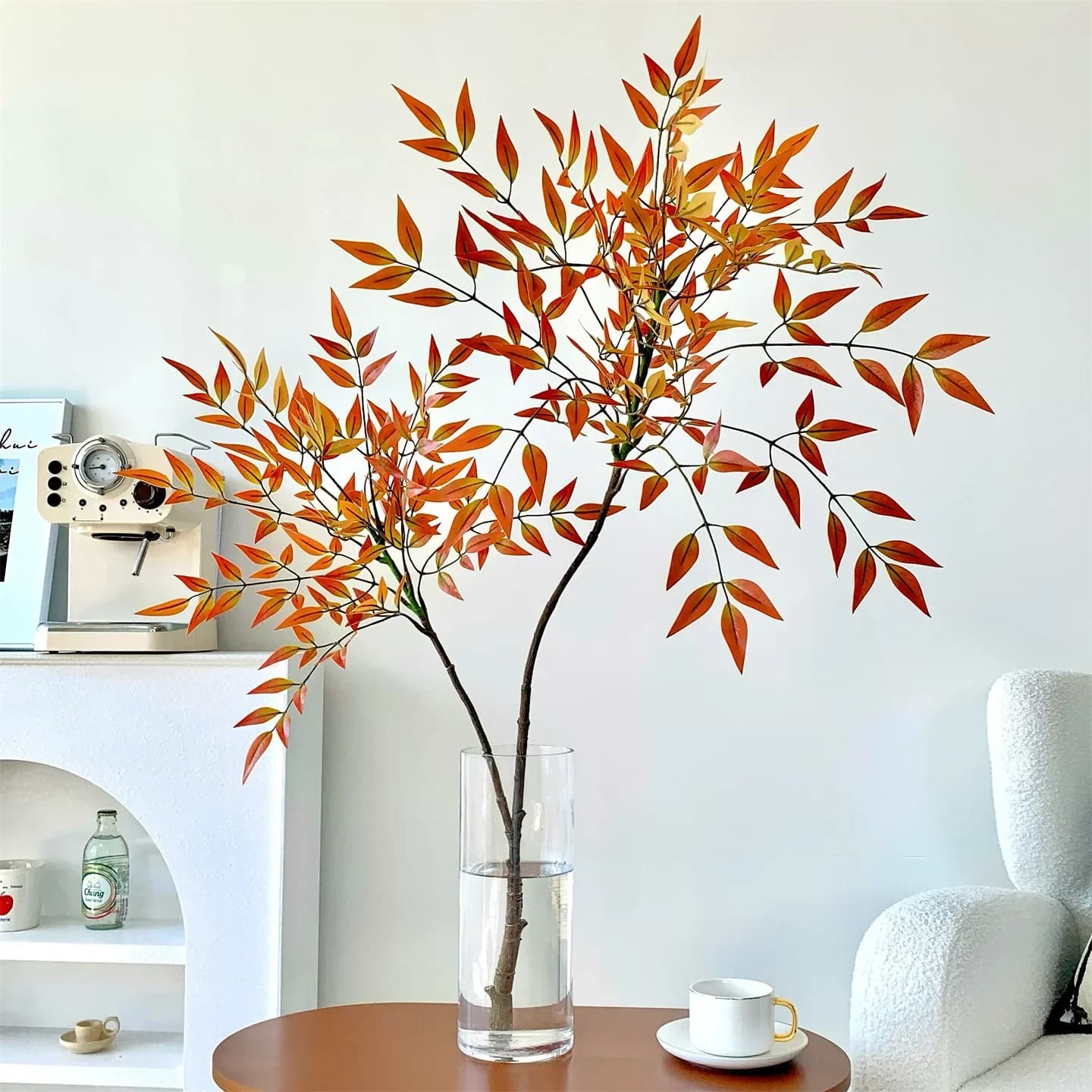 Premium Simulated Nandina Domestica Artificial Plant Bionic Ornament For Indoor Living Room Landscaping
