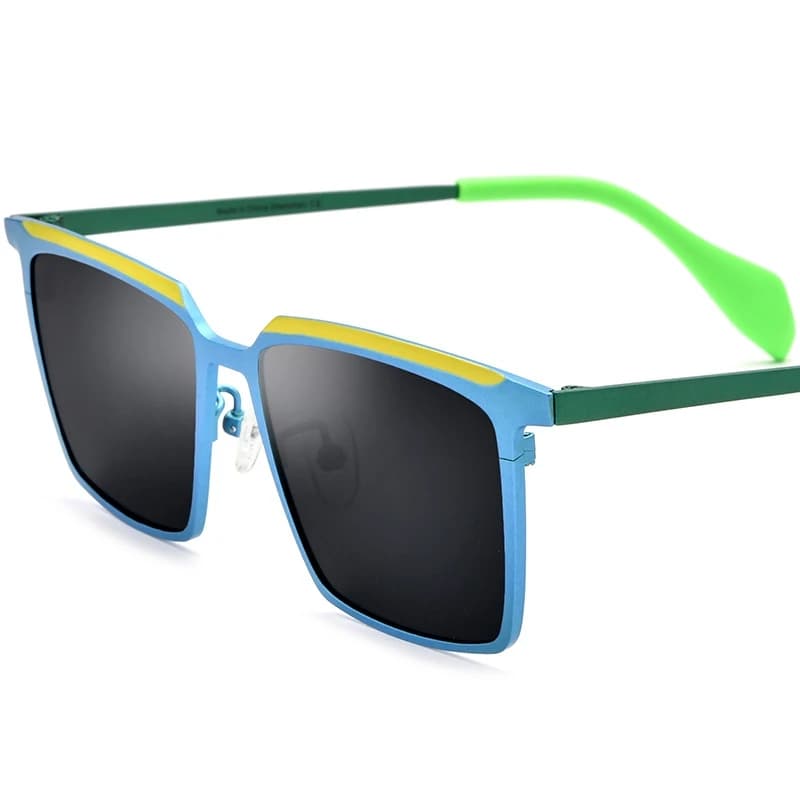 Acetate Sun Glasses Women Fashion Large Square Polarized Sunglasses Man Luxury Brand Vintage Japanese Handmade Spectacles UV400