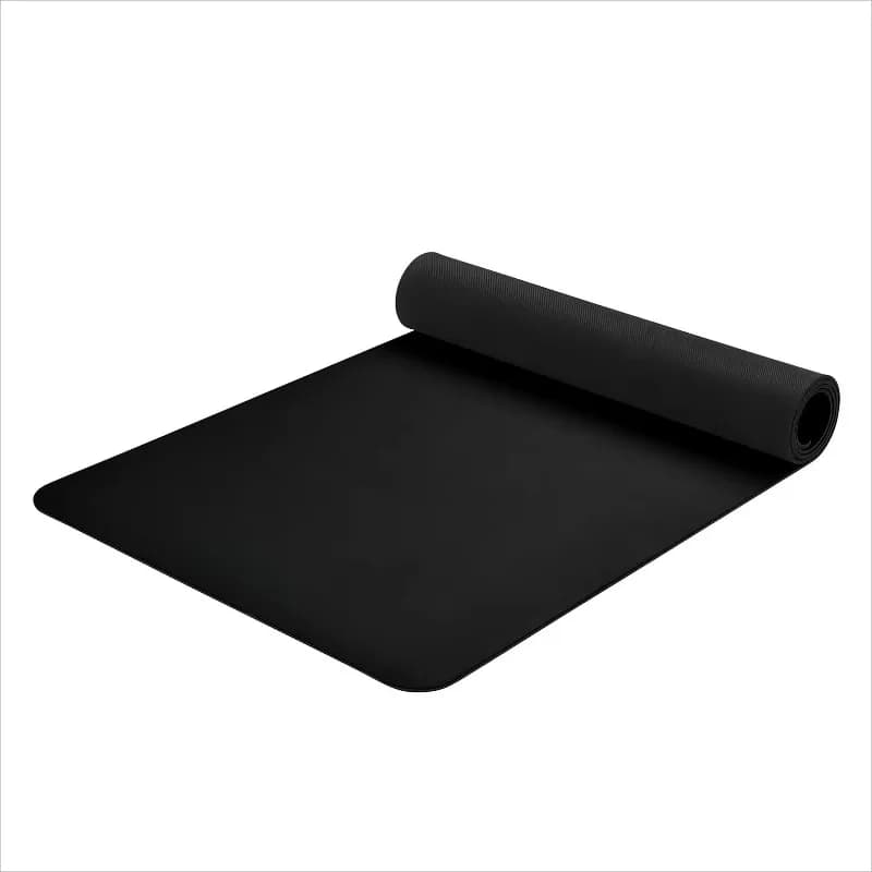 Natural Rubber Professional Yoga Mat Non-Slip 5mm Thick Sweat-Absorbent Shock-Absorbing Home Fitness Mat