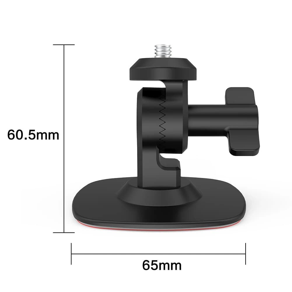 GROCE-Action Camera Flexible fixed base for Gopro 12 11 Insta360 X4 X3 Motorcycle windshield Helmet Supports curved dishes