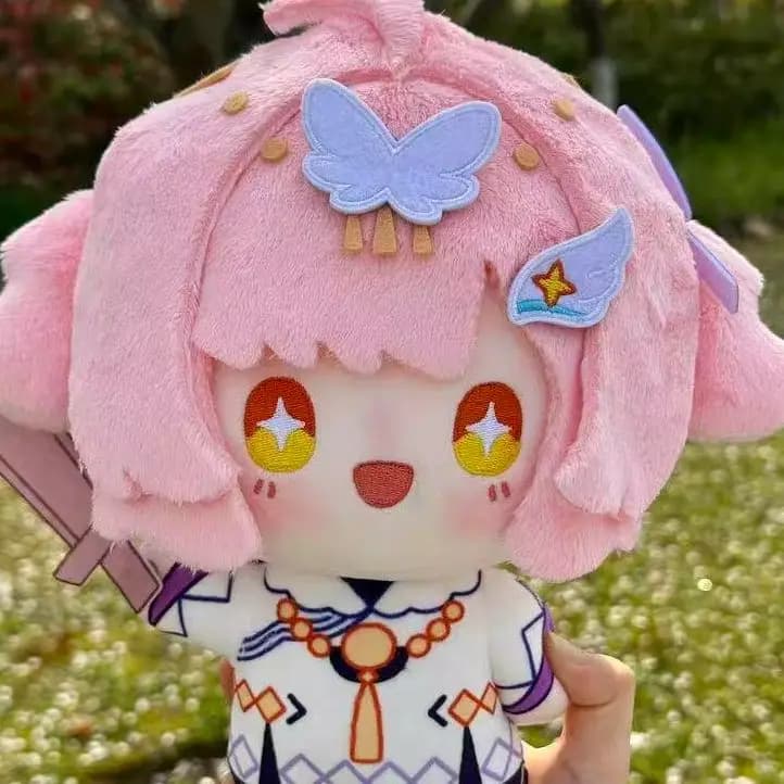 Anime Wuthering Waves‌ Aemeath Cosplay 25CM Soft Plush Stuffed Body Cartoon Plushie Pillow Mascot Gift