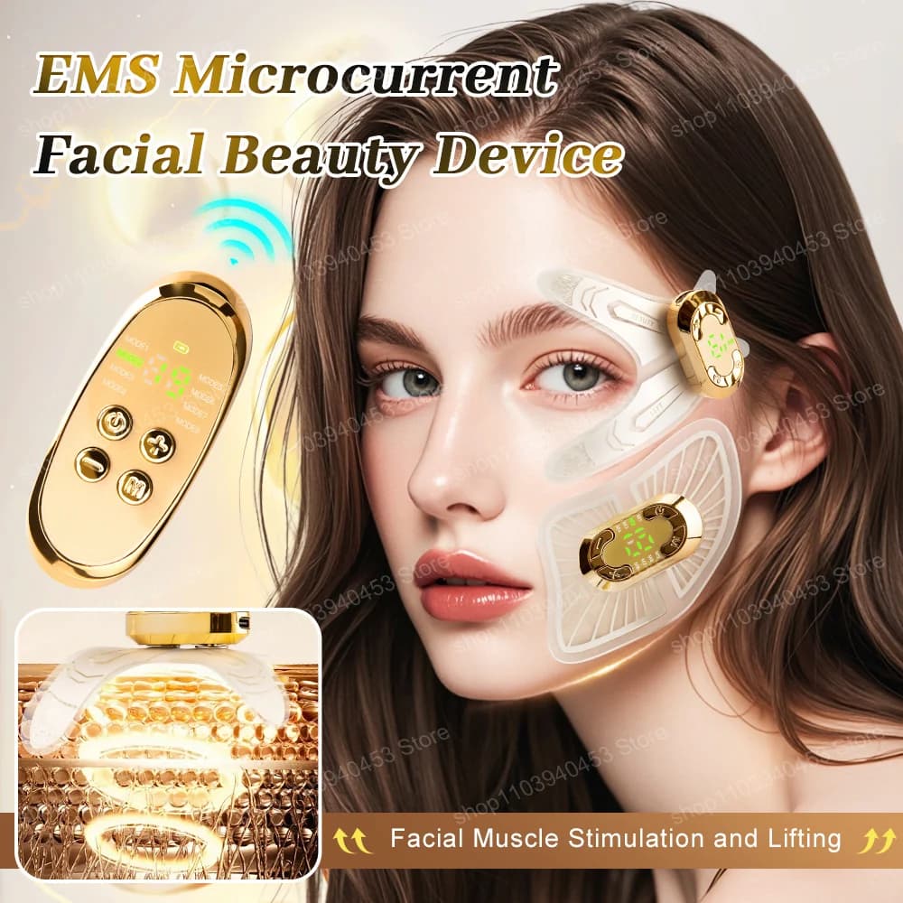 EMS Eye Face Massaggio di bellezza Stimolatore muscolare Lifting facciale Antirughe Ridurre le occhiaie Occhi Gonfiore Dispositivo per la cura della fronte