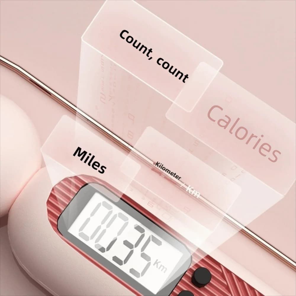with Counter Cordless Counting Skipping Rope Portable Adjustable Jump Rope with Calorie Counter Anti-slip Lightweight