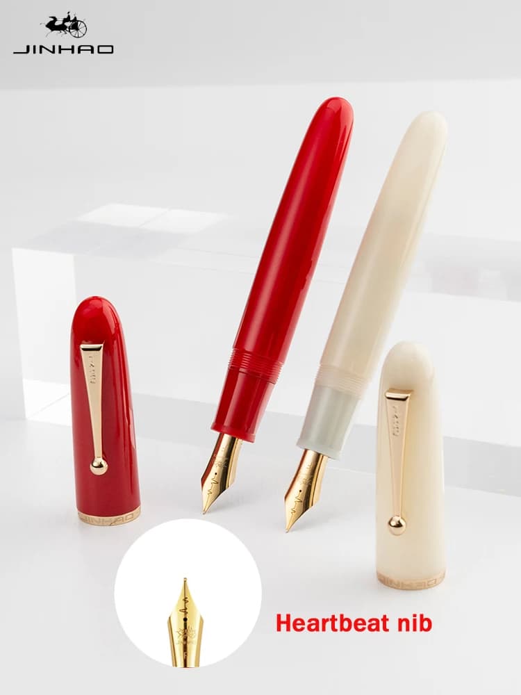Jinhao 9019 Heartbeat Nib Fountain Pen,High Capacity Executive Business Signing Pen For Professionals&Writers calligraphy Gift