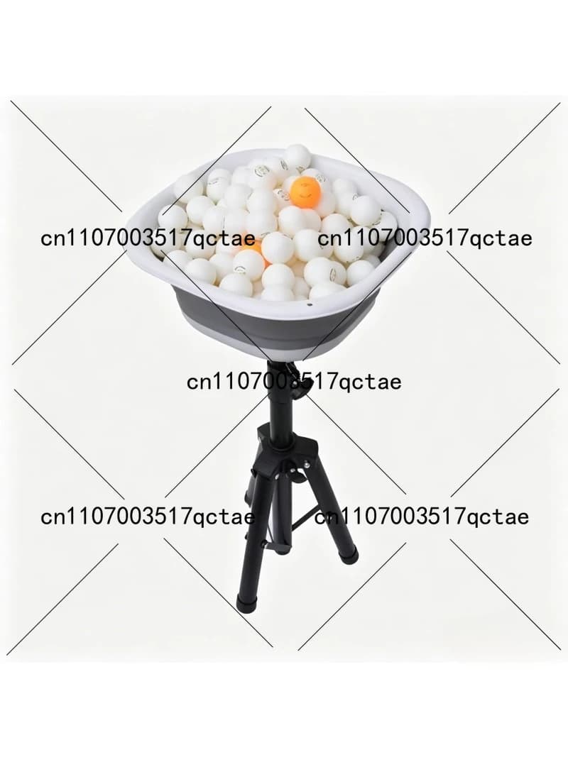 Tavolo da Ping Pong Portatile, Contenitore per Palline, Vasca Multiuso per Palline, Scatola Mobile per Raccolta Palline, Allenamento in Arena
