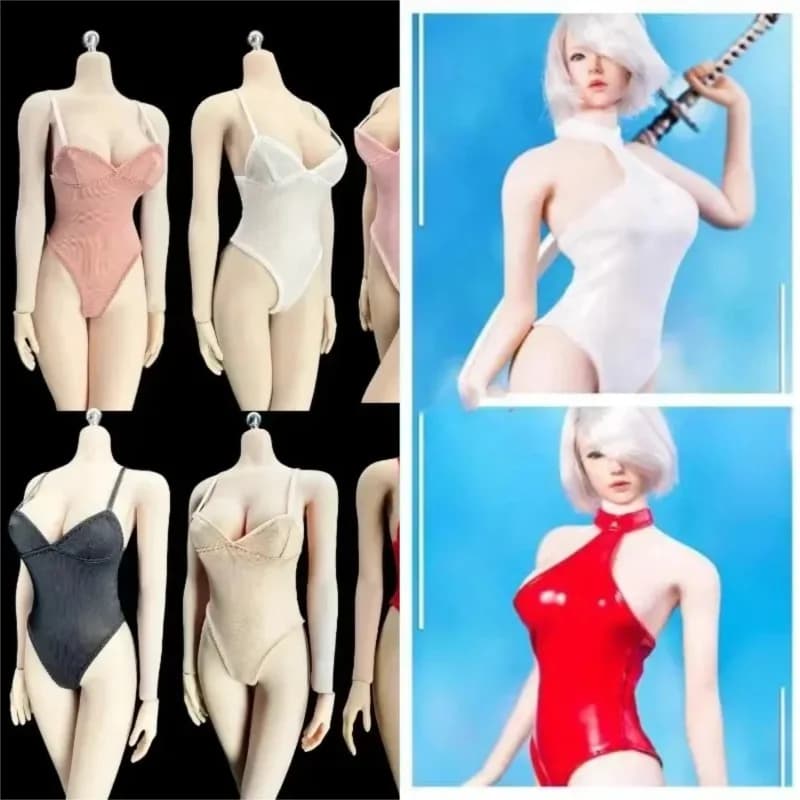 Sexy 1/6 Bilancia Costume Da Bagno Petto Aperto Cameriera Tuta Elastica Set Modello di Vestiti per 12 "Femmina Soldato TBL Ph S07 Figure Del Corpo