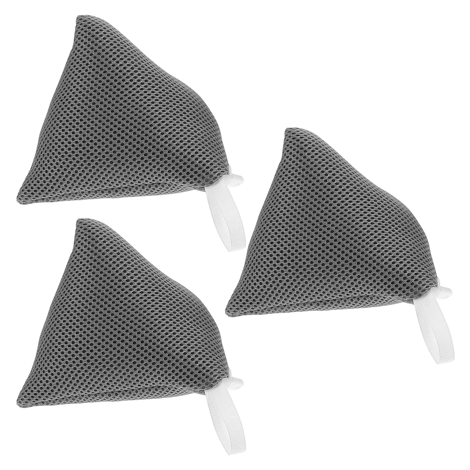Set di 3 Mini Sacchetti Multifunzionali per Bucato in Rete di Poliestere, per Delicati, Reggiseni, Calzini, Seta, Viaggio e Lavatrice