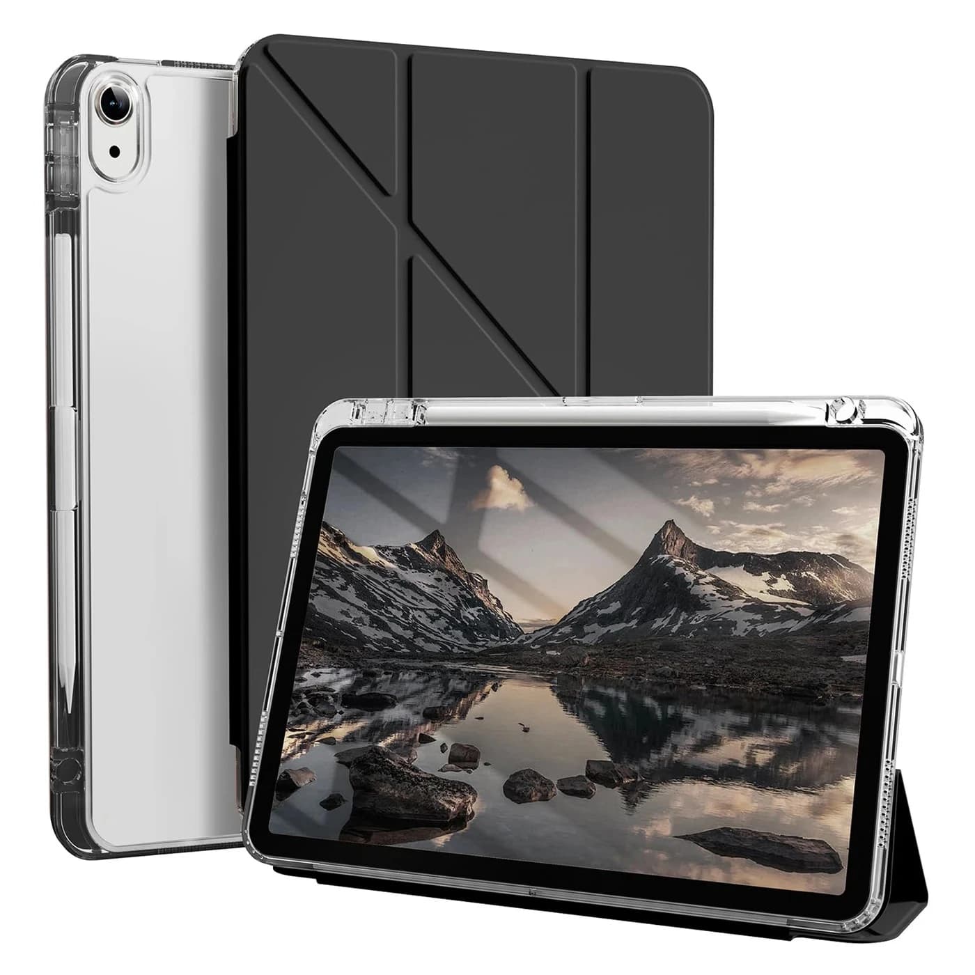 For IPad Air 4 2020 and Air 5 10.9 2022 11th A16 10th Gen Case with Pencil Holder Cover for IPad Air 11inch M3 2025 M2 2024 M4