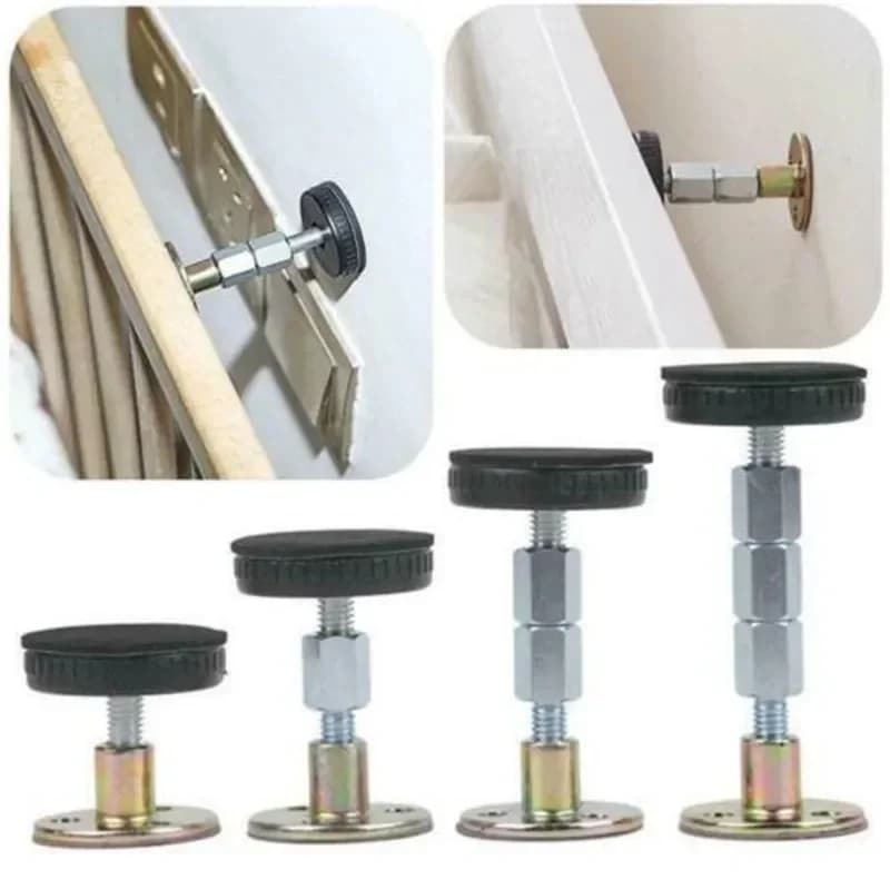 2 pezzi autoadesivo filettatura regolabile telaio del letto strumento anti-shake letto fisso anti-squeaking supporto telescopico elementi di fissaggio hardware