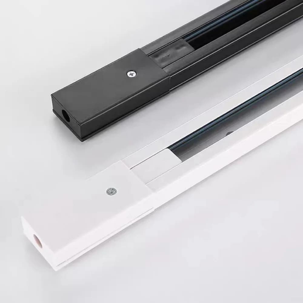 LED track 0.5m 1m light track strip clothing store background wall aluminum 2-wire system track light COB spot light guide rail