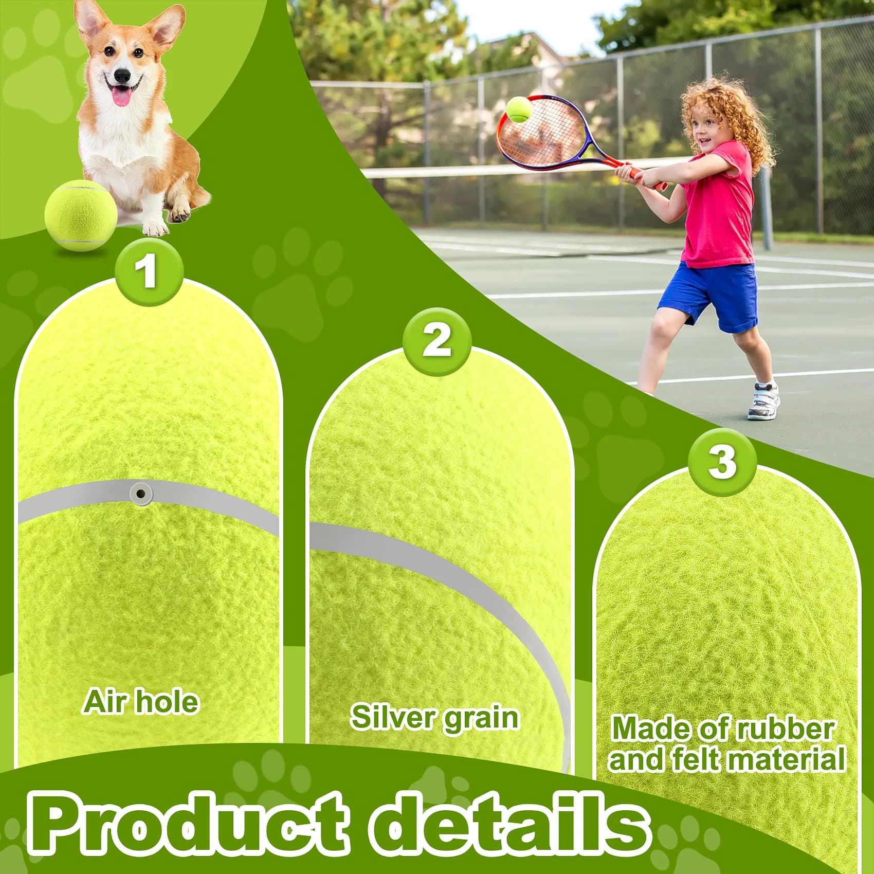 【Stock limitato!】Balla da tennis in fibra di carbonio
