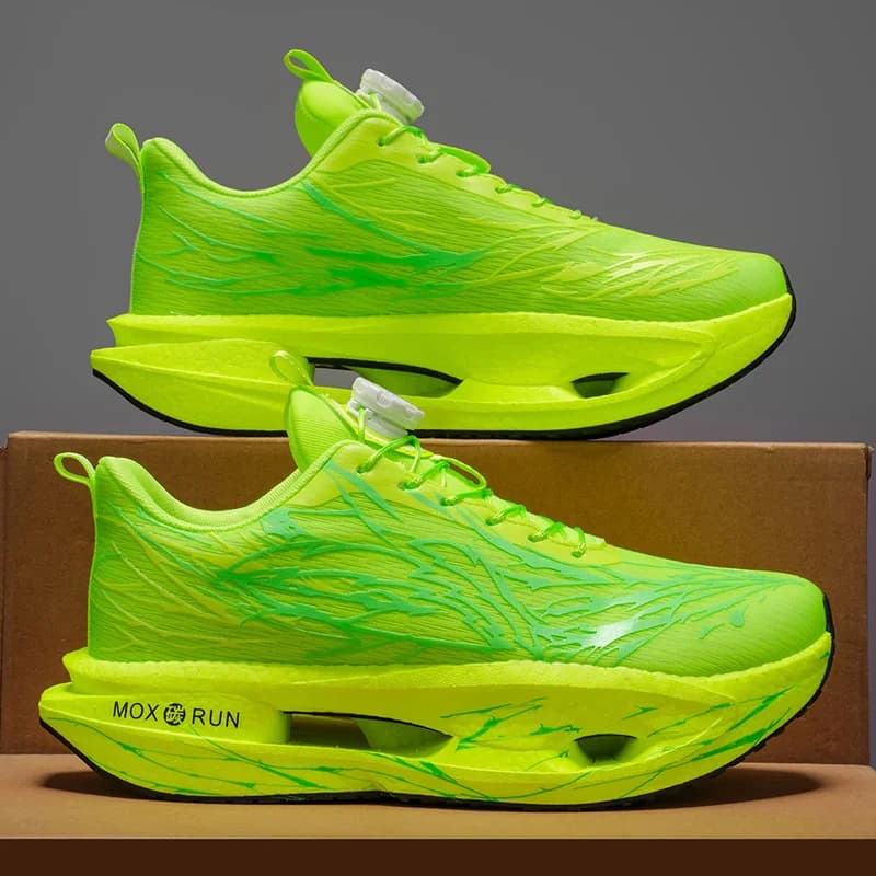Scarpe da Corsa per Uomo e Donna, Casual, Professionali, per Maratona, Traspiranti, Leggere, Comode, Sneakers Atletiche con Suola in Carbonio