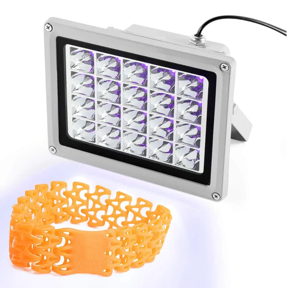 Lampada UV da 20W 405nm per Polimerizzazione Resina, per Stampanti 3D SLA DLP, Strumento di Solidificazione Rapida Fai-da-Te