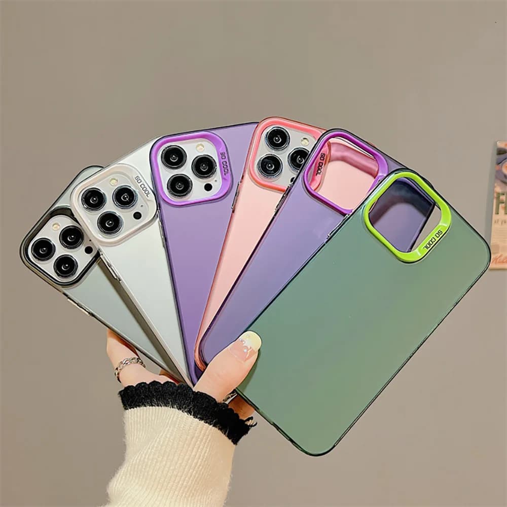IMD Silicoone Phone Case For iPhone 17 Pro Max 17 16 15 13 12 11 14 Air SE XR 8 7 XS Max 15 Plus Matte Cover Funda Shockproof