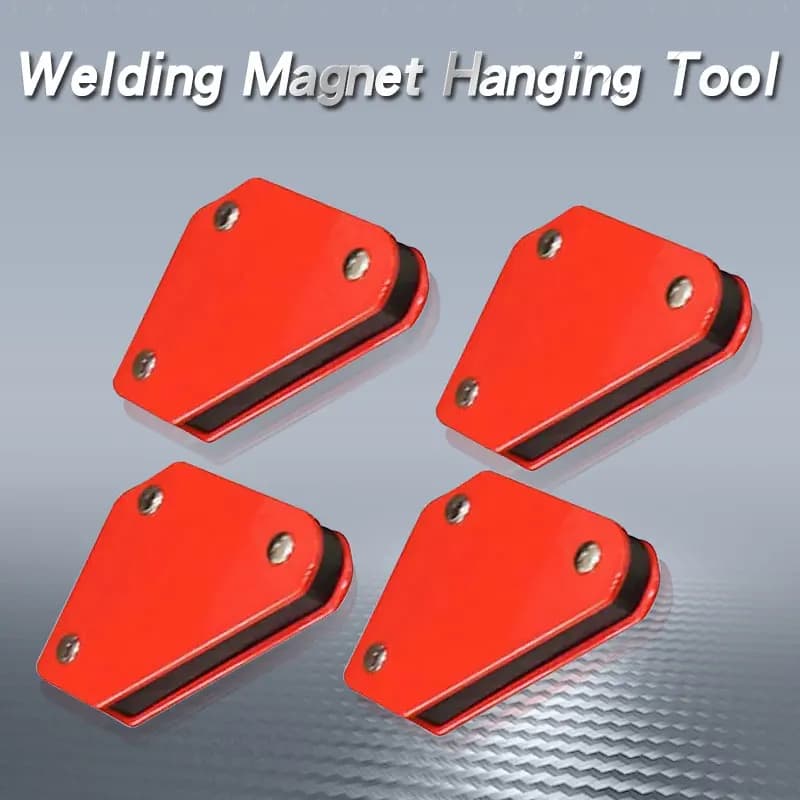 4 pz Magnete di Saldatura Supporto Magnetico 45/90/135 Gradi 9LB Morsetto Freccia Morsetto Magnetico per Saldatura Posizionatore Strumenti di Localizzazione