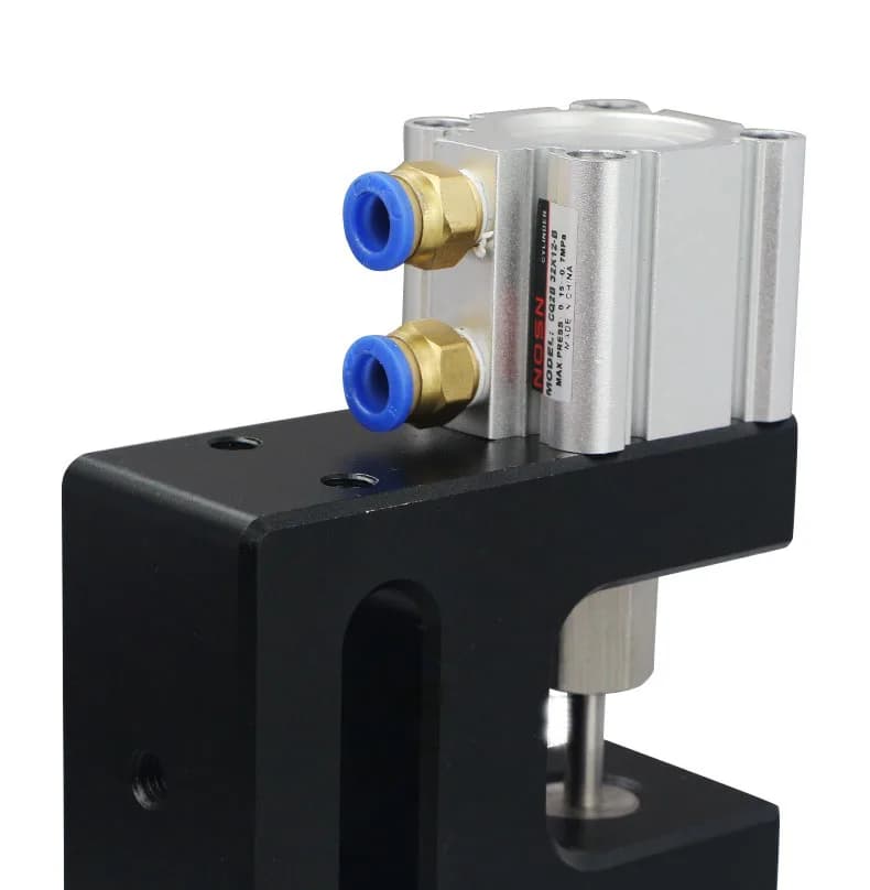 Pneumatic Hole Punching Machine For Plastic Bag Packaging Machines, Air Punching Tools With 11 Hole Measures