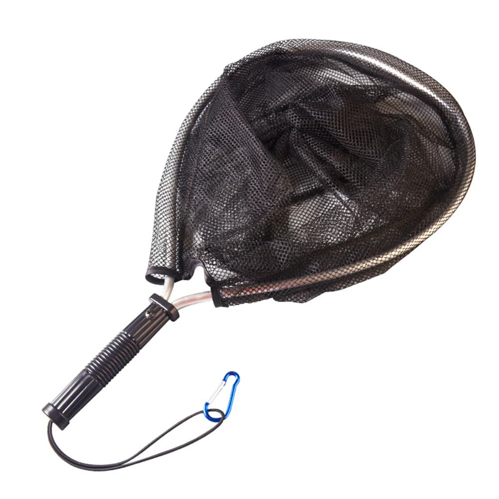 Rete da Pesca Retrattile in Lega di Alluminio da 50 cm, Rete a Mano Pieghevole Portatile per Trota, Attrezzi da Pesca Richiudibili