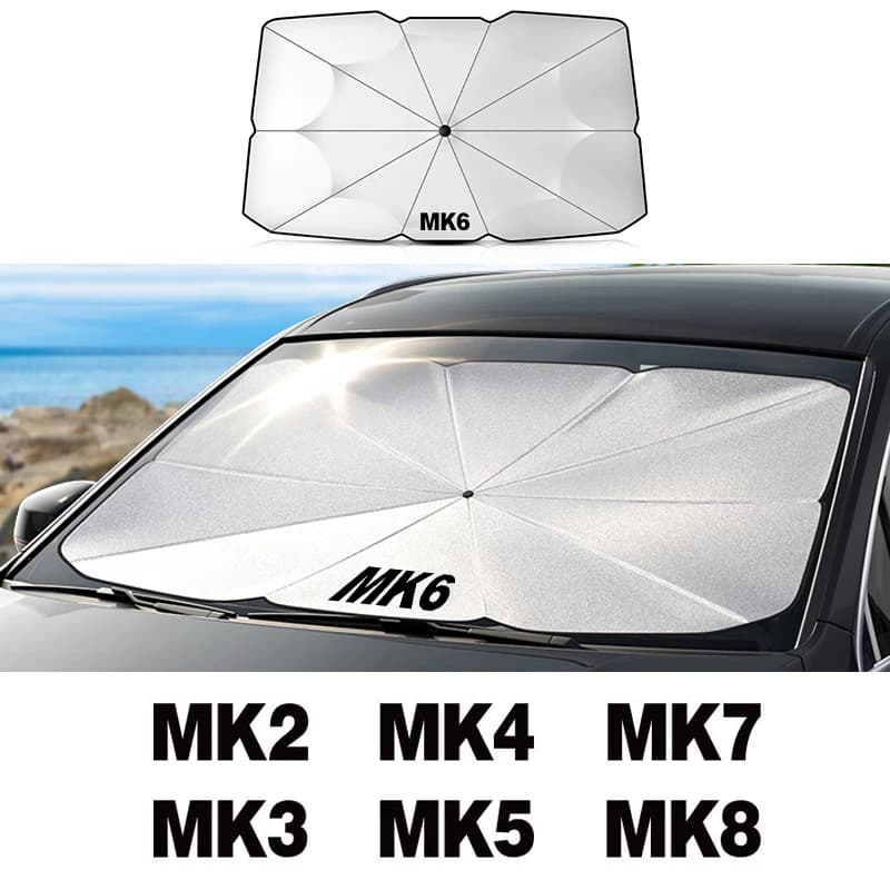 Parabrezza per auto parasole ombrello per auto ombreggiatura anteriore per Volkswagen VW Golf 7 4 5 6 MK8 MK7 MK6 MK5 MK4 MK3 MK2 accessori per auto