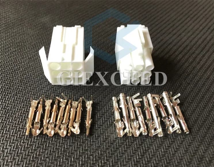 2 Sets 9 Pin AC Assembly Small Tamiya Connector Kits Mini Tamiya EL 4.5MM Socket Plug