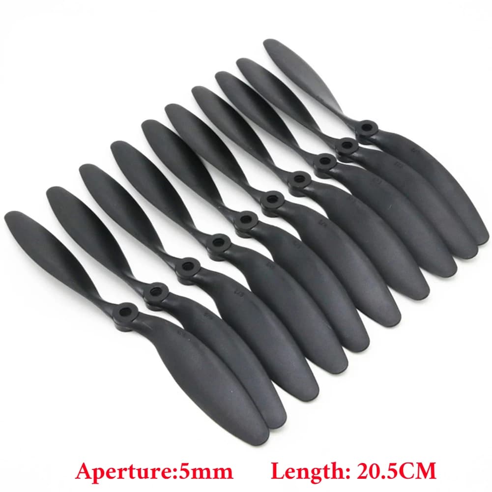 10/20PCS 8060 Propellers Glass Fiber Nylon Props Double-blade Propeller for RC Plane Quadcopter Perfect 8x6 RC Airplane Parts