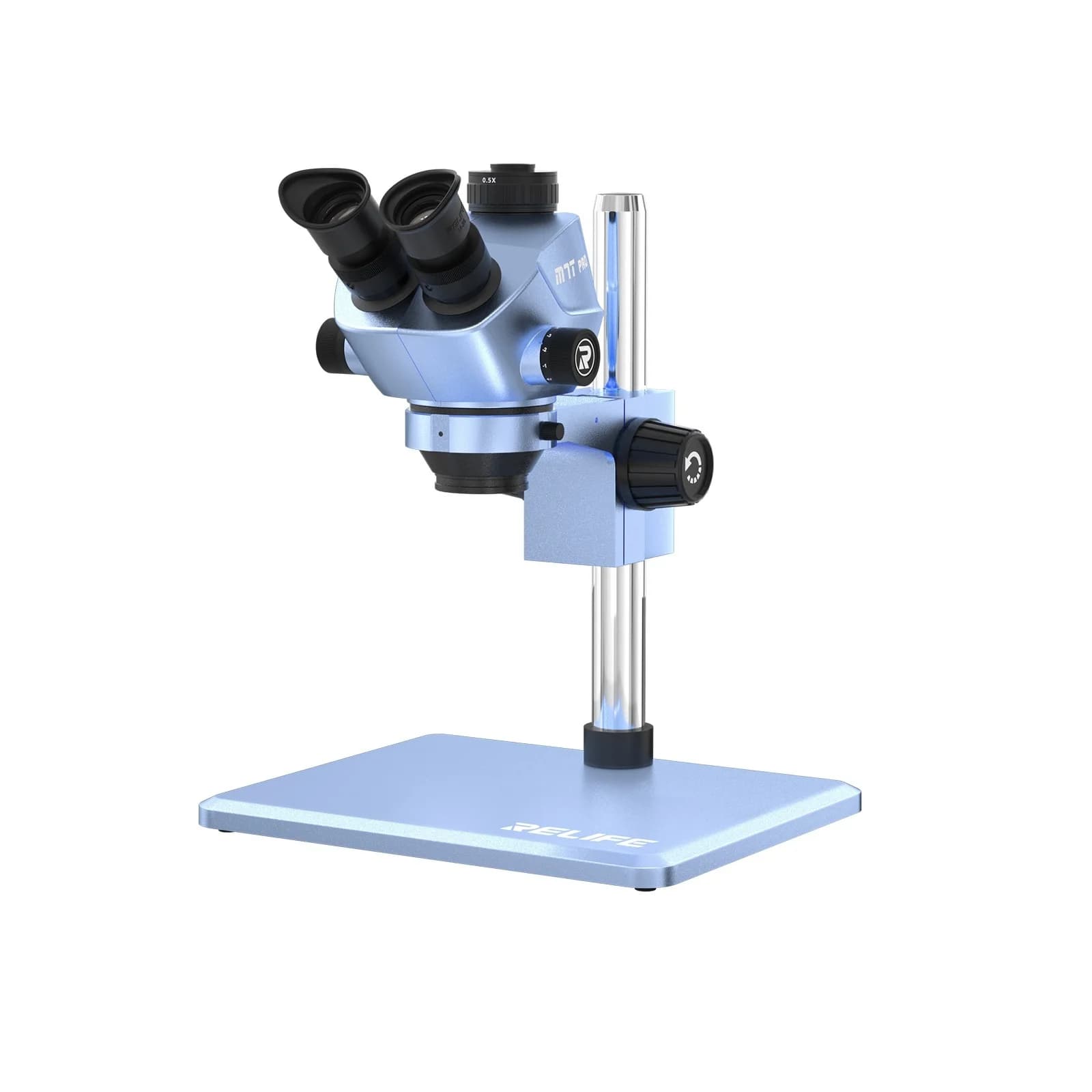 RELIFE RL-M7T Pro-B11 Microscopio stereo trinoculare HD Motore Telecamera 4K Sorgente luminosa RL-033M Adattatore TV 0,5 per riparazione telefono/PCB