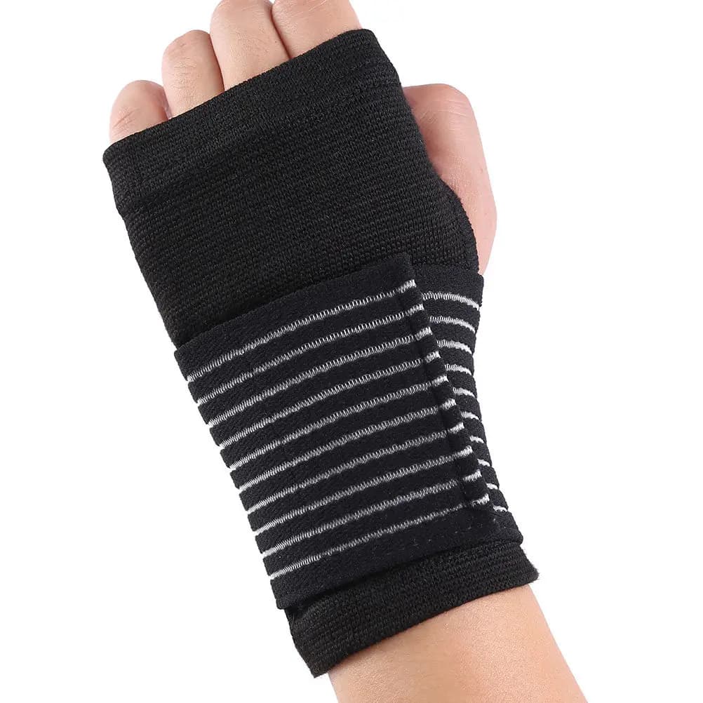 2 Pezzi Supporto per Polso Fitness, Fascia Traspirante Senza Cuciture per Sollevamento Pesi e Allenamento