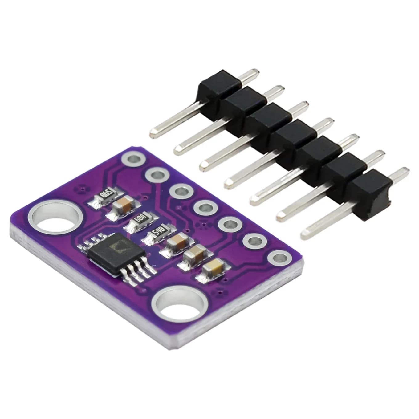AD8221AR Programmable precision instrument amplifier module with MSOP gain for Arduino