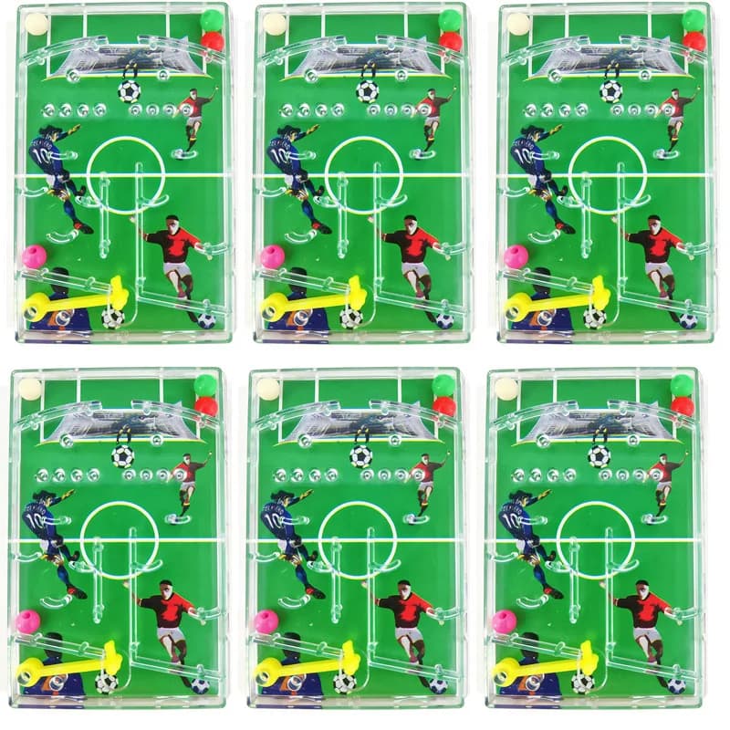 10/30 pezzi di gioco da tavolo di calcio a tema labirinto per bambini, gioco educativo per la prima infanzia, decorazione per feste di compleanno a tema calcio, bomboniera per feste di bambini e bambine