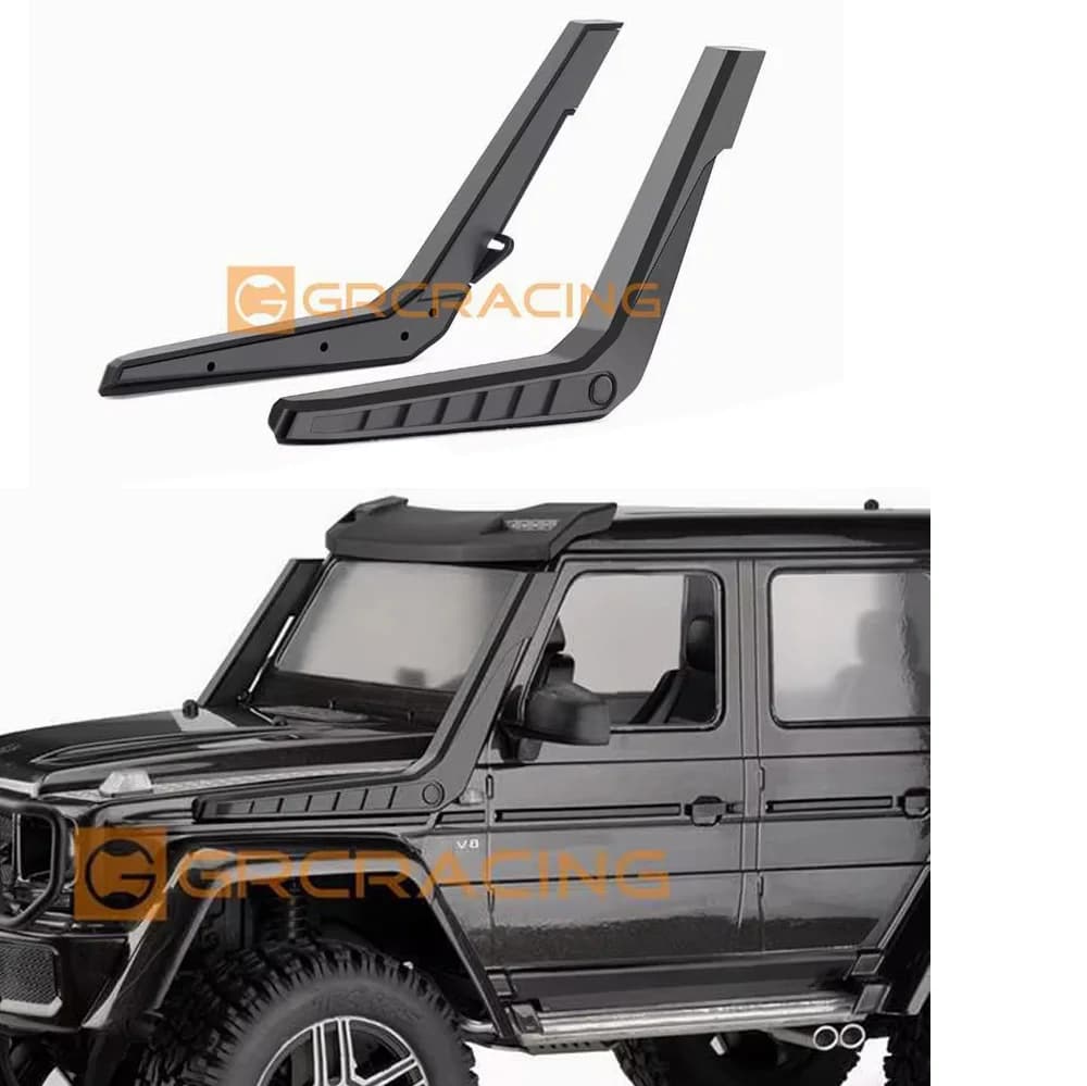 Black Rubber Snorkel for 1/10 RC Crawler Car TRX-4 G500 TRX-6 G63 6x6 Exhaust Tube Accessories G162DB