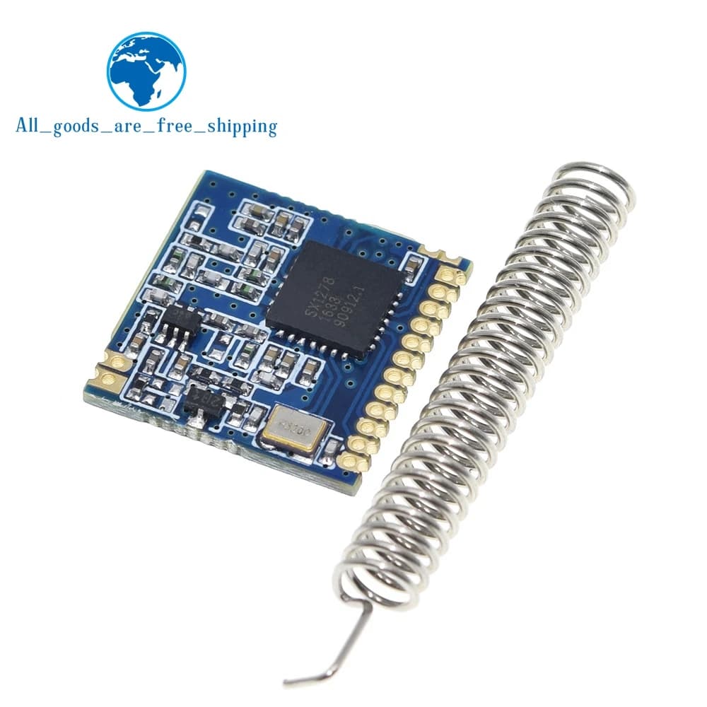 TZT 1/3 pz 433 MHz LoRa SX1278 RF long-range wireless module DRF1278F for arduino