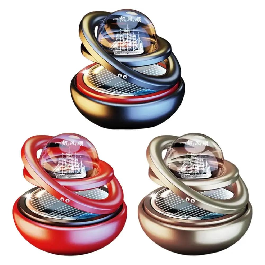 Deodorant for solar car Aromatherapy Rotating Diffusion Deodorant for interior car perfume Fragrance Fog without tablet