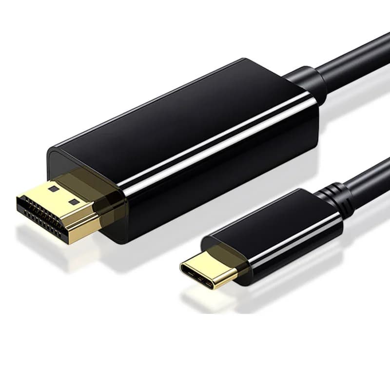 Cavo da USB-C a HDMI, adattatore compatibile con HDTV, cavo convertitore HDMI 4K per laptop, MacBook, PC, monitor