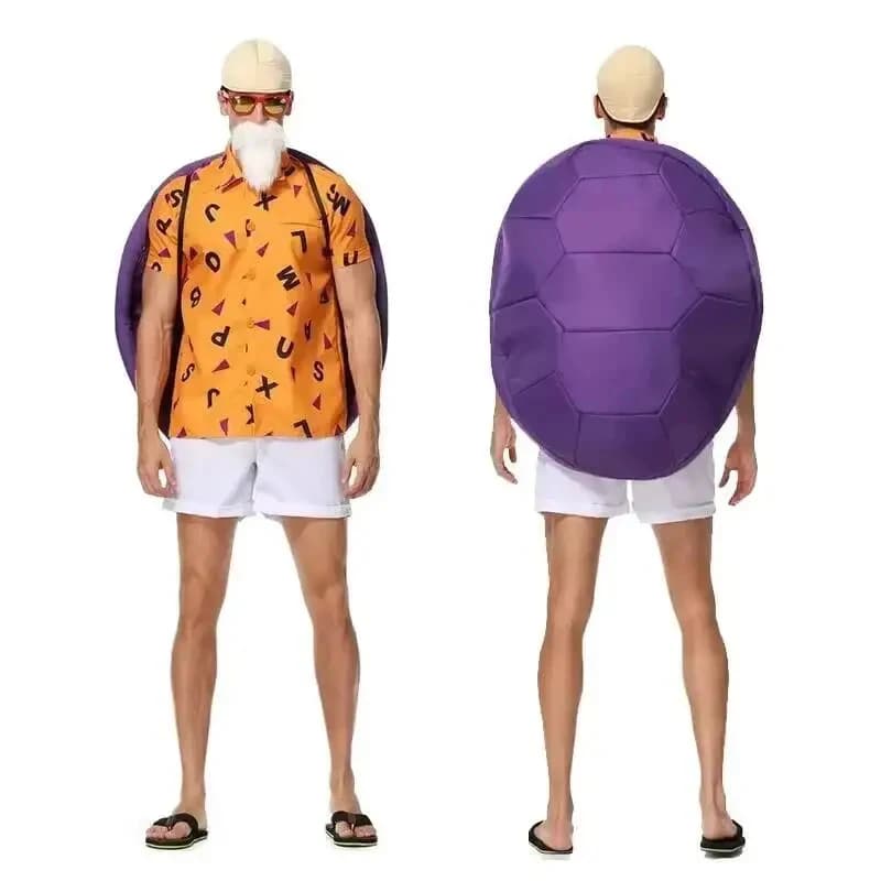 3'x,4'f\6/5;e,8\v,5/Anime Son Goku Master Roshi And Small Cosplay Costume Adult Man Set Superhero Carnival Role Play Df;5,b'7\k.