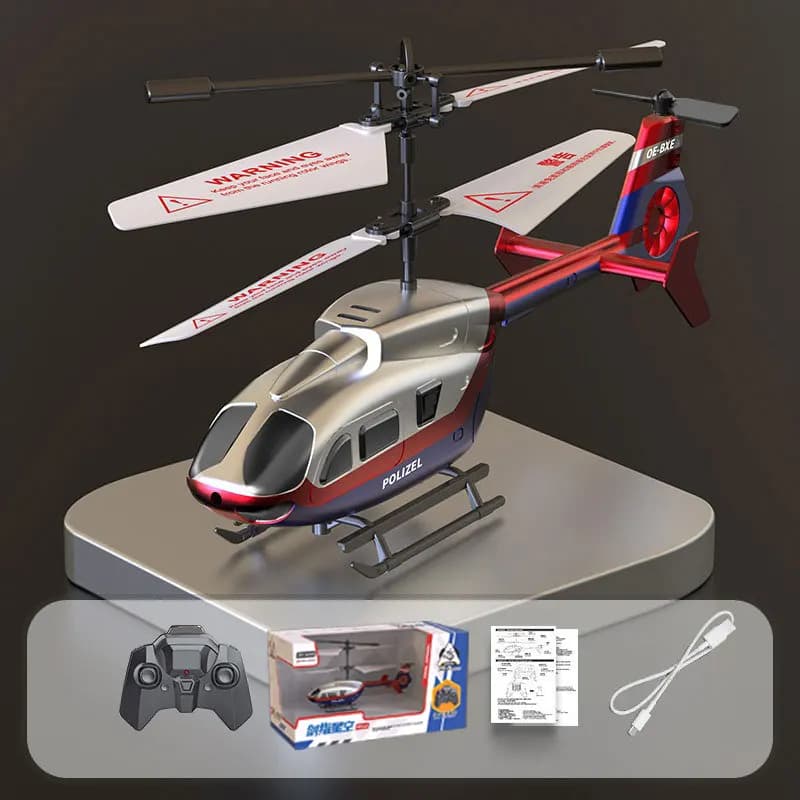 Elicottero telecomandato 3.5CH Dazzling LED Light RC Drone buona resistenza RC Quadcopter Aircraft una chiave da togliere