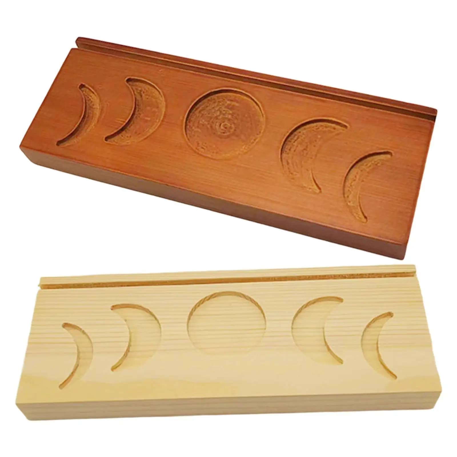 Wooden Tarot Reading Decorative Tray Divination Tools Tarot Accessories Tarot Card Holder Stand for Pagan Witch Divination Altar