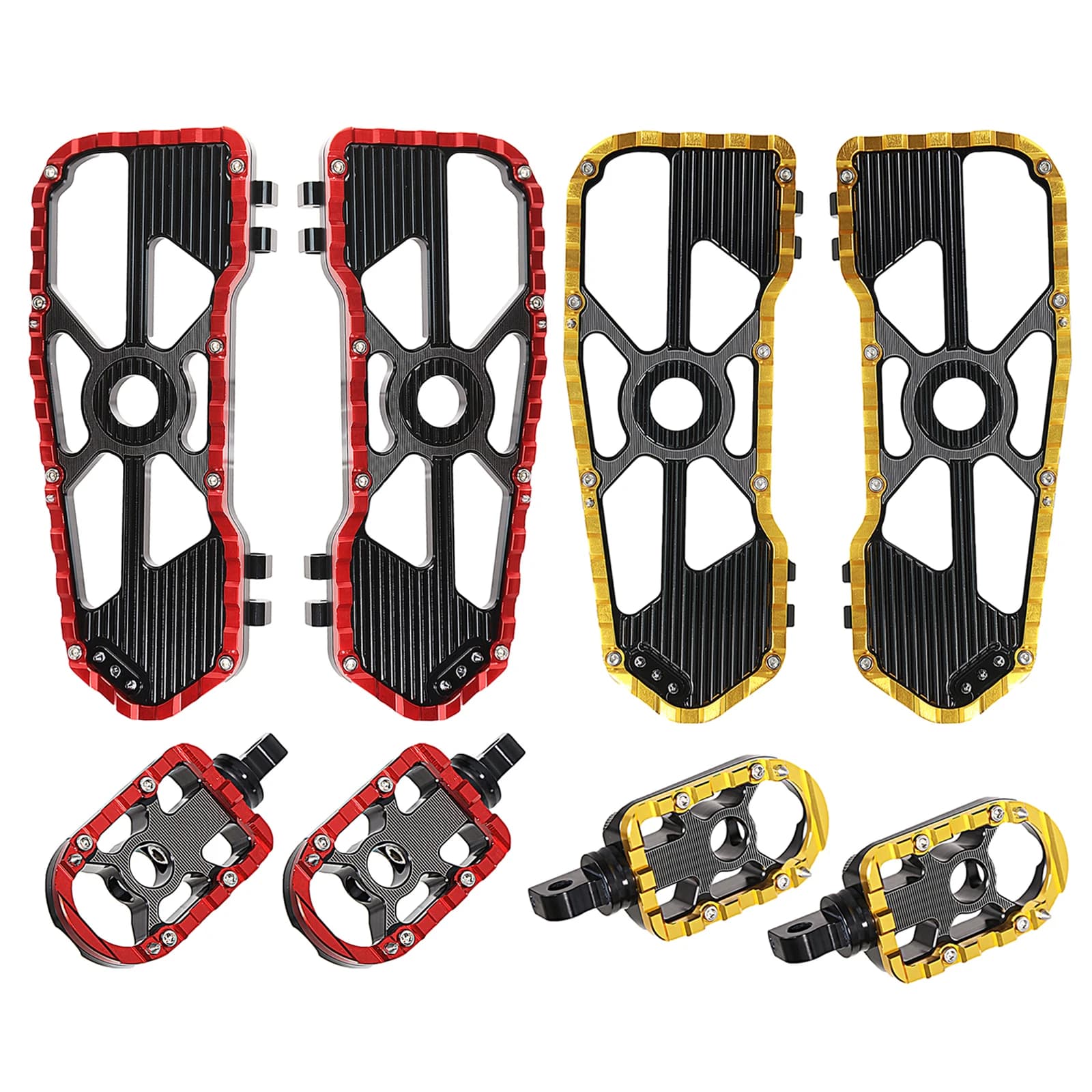 Pedane passeggero conducente moto per Harley Touring Street Glide Road Glide FLH/T FLHX FLTRX