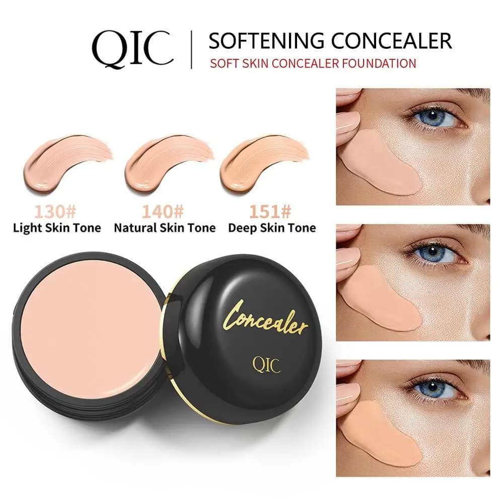 Nuovo Correttore e Crema Contorno Occhi Idratante e Illuminante - Copertura Totale, Lunga Durata, Correttore Occhi Correttivo