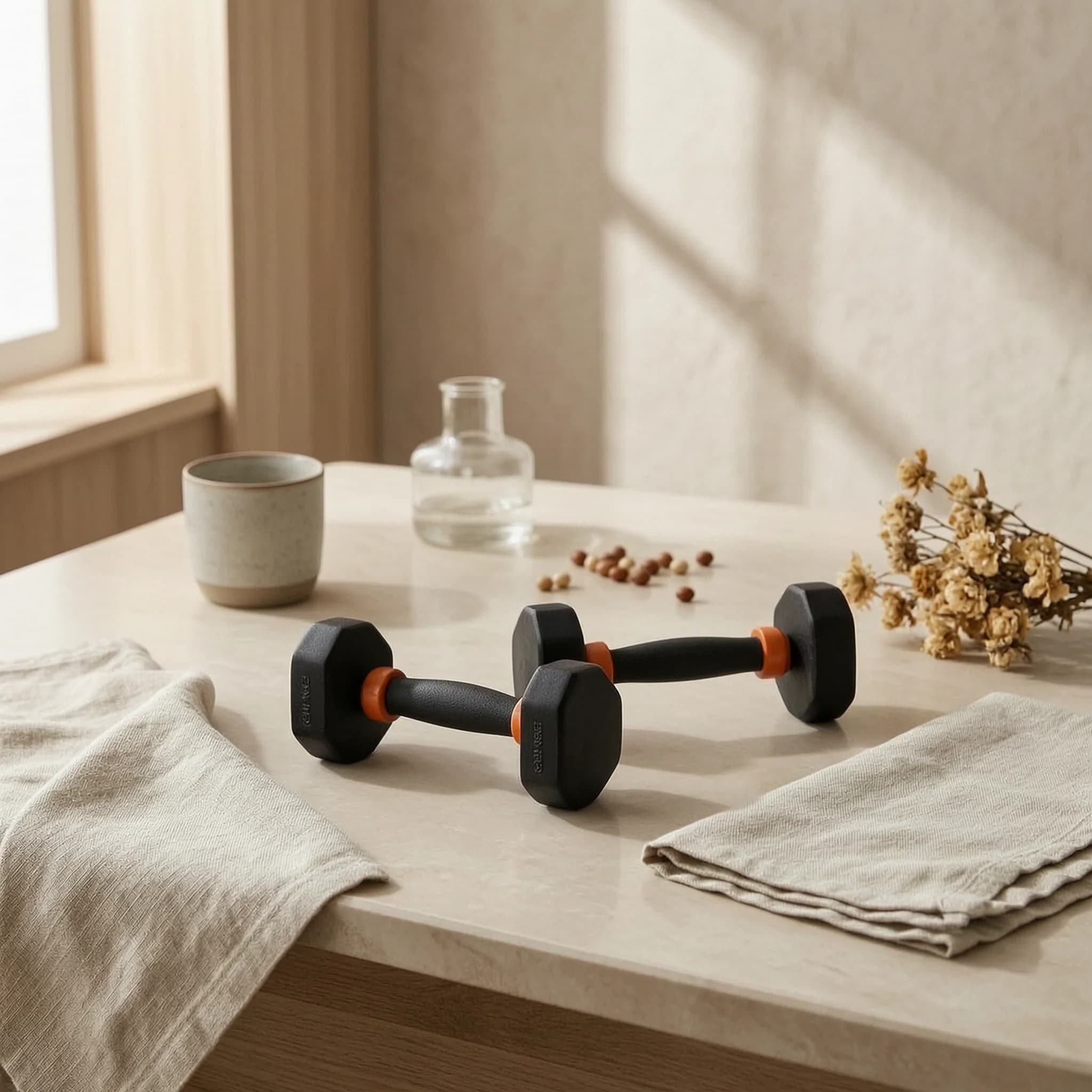 Dumbbell Barbell Converter Bar Space-Saving Dumbbell Connector Bar Adapter Barbell Converter Adjustable Gym Attachment Non-Slip