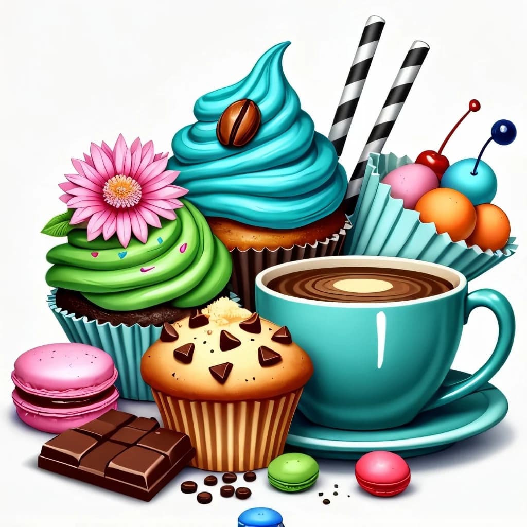 Puzzle di Caffè e Cioccolato 500 Pezzi/1024 Pezzi, Gioco Stimolante per Attività Familiare, per Sala Giochi, Camera da Letto, Decorazione Casa, Regalo