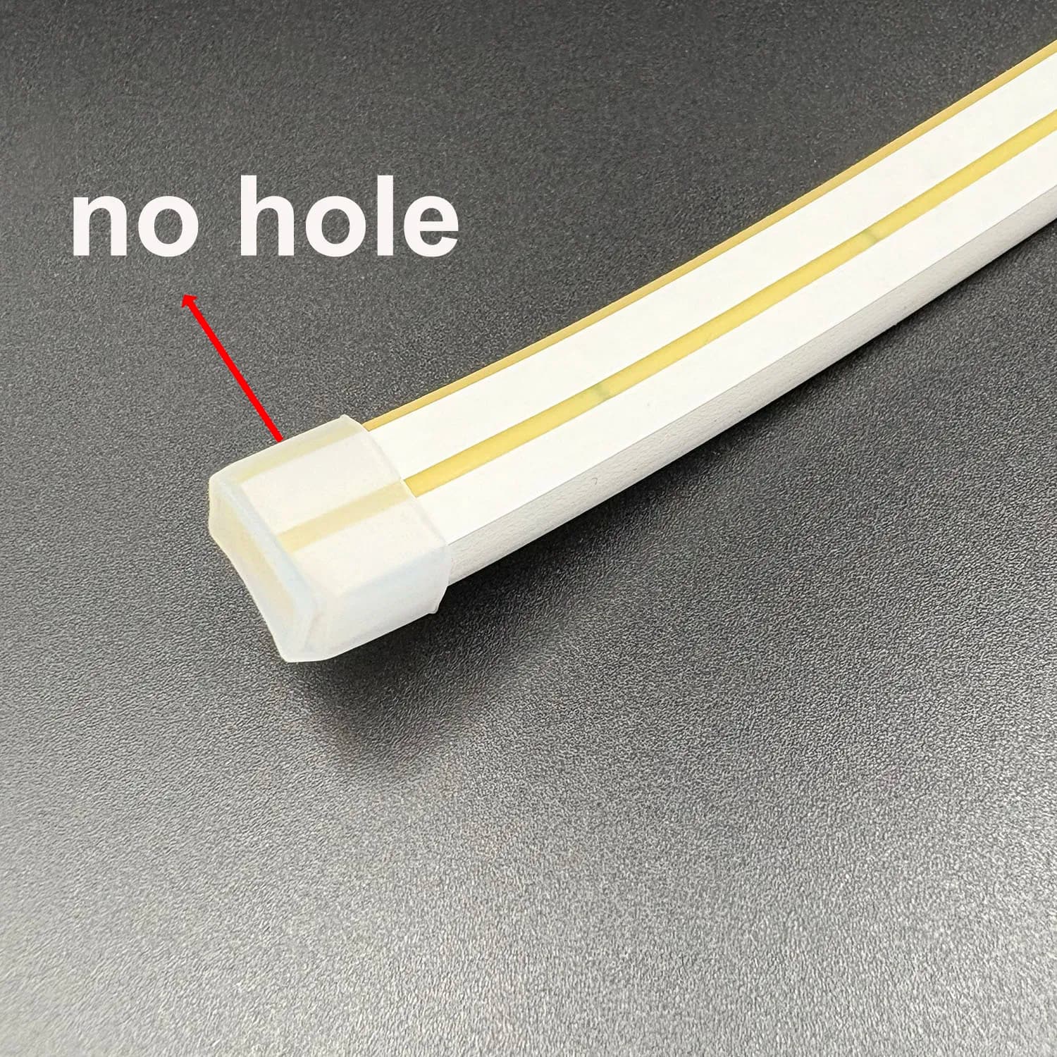 6mm/8mm/10mm/12mm Neon Light with End Cap LED Silicone Connector Waterproof LED Light with Neon Light Accessories 6x12MM 50PCS