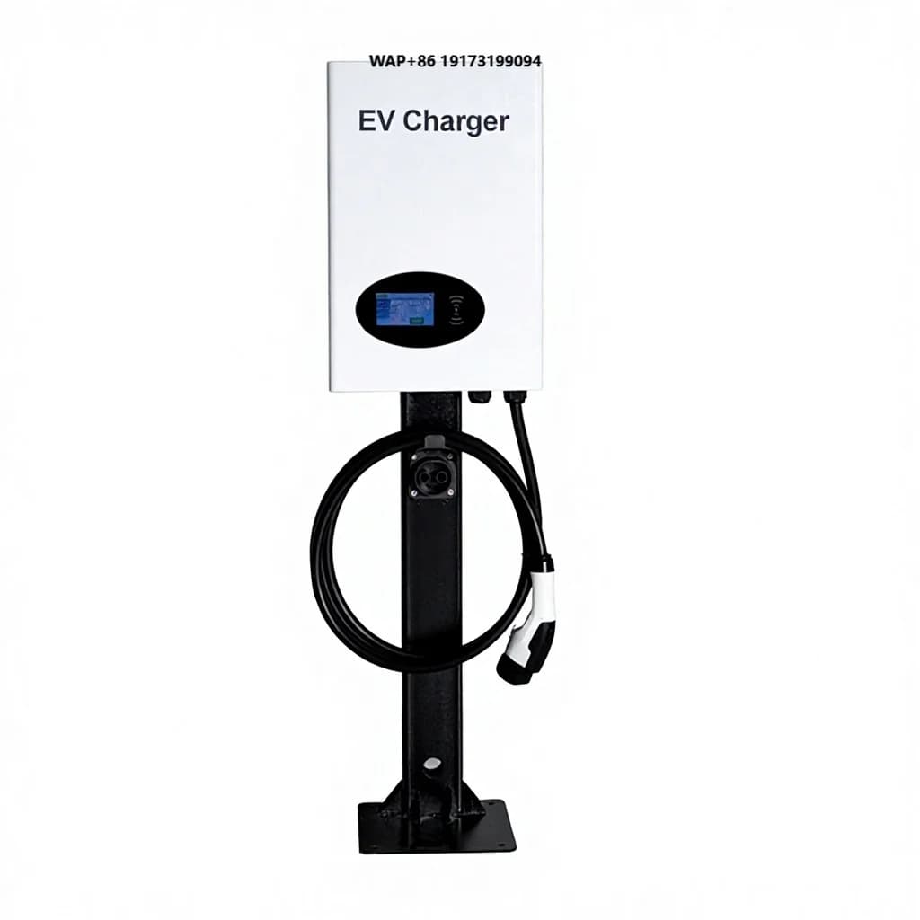Wallbox New EV Charger for Auto with 5m Cable and CCS2 DC GBT Commercial 7kW-20-40kW Monophase/Triphase White