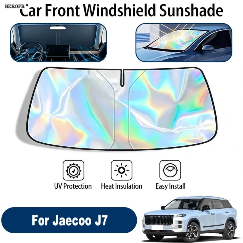 Windshield Sun Shade For Jaecoo J7 Foldable UV Reflective Front Window Sun Protection Cover Accessories